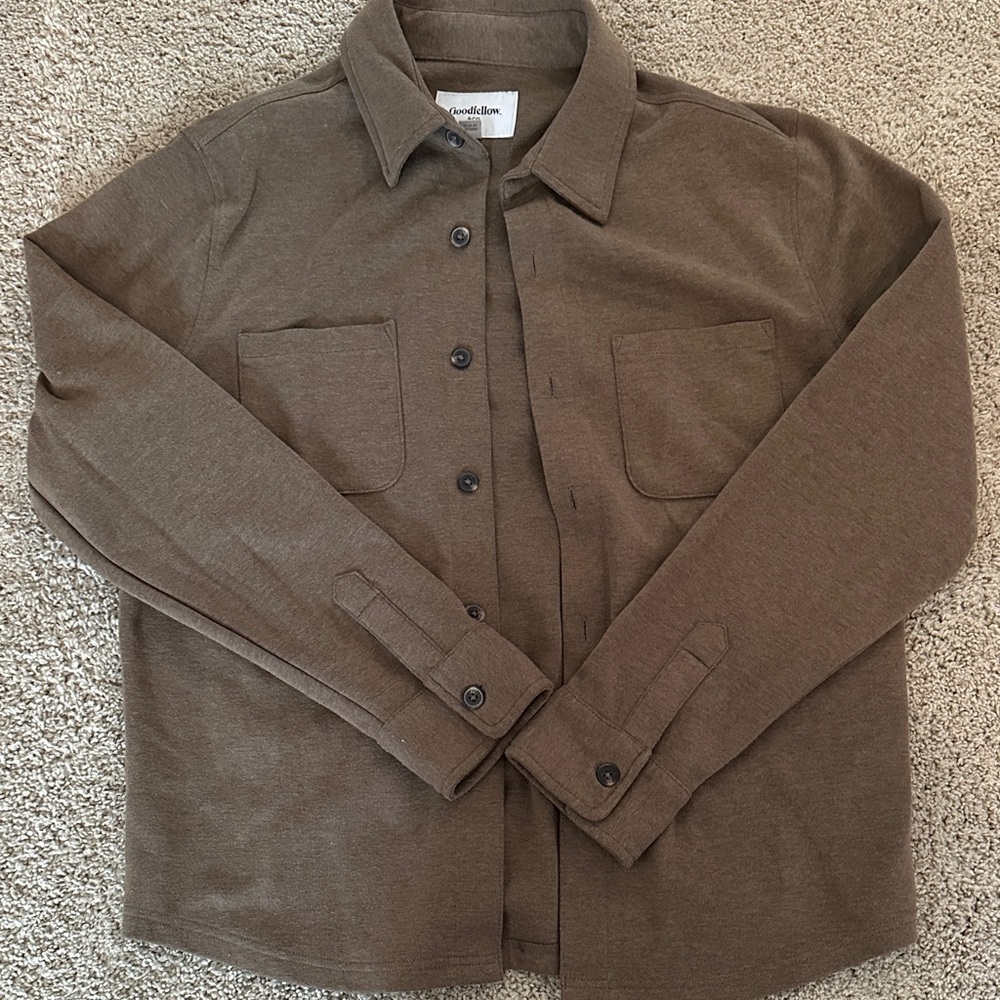 Goodfellow & Co Brown Shirt Jacket